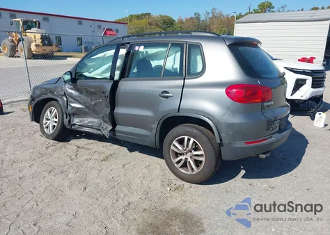 2015 Volkswagen Tiguan S from USA, damaged, VIN WVGAV7AXXFW572236